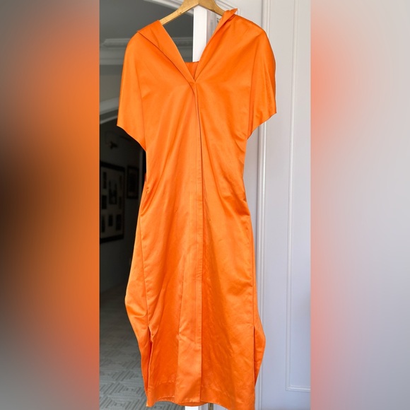 Marni orange maxi dress cut out size 38 - Picture 2 of 8